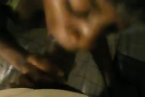 My barefaced ebon girlfriend knows how to give a precious head