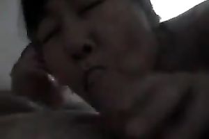 Crazy Asian milf sucks my schlong and appears to be to be unable to stop