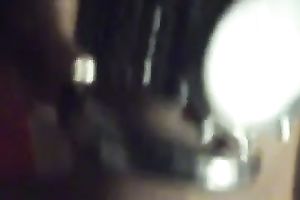 Mature whore with a bushy fur pie is fucking herself with her favourite sex tool