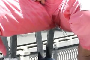 The pissing experience of a Russian blond dilettante housewife