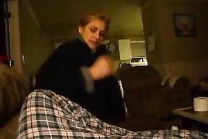 Gina the weird neighbour of mine rubs and sucks my boner