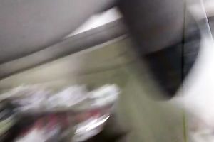 This honey in hawt dark nylons has no idea I'm filming her