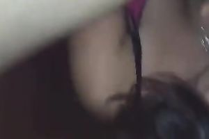 Black-haired co-worker sucks my prick devotedly in POV movie