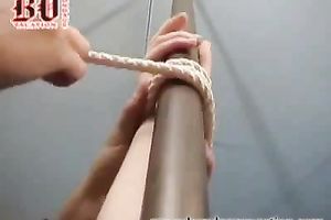 Old dilettante guy plays slavery games with unrepining white black cock slut