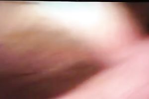 Slutty wife of mine pokes her soaked twat with sex toy and sex tool