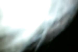 Amateur milf enjoys engulfing my dark dong in homemade movie