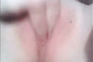 Homemade solo movie with me playing with my hairless fur pie