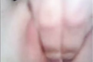 Homemade solo movie with me playing with my hairless fur pie