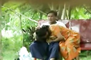 Hidden cam episode with an exotic slut riding a jock outdoors