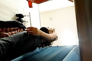 Finally caught my coed's precious mangos on spy web camera in dressing room