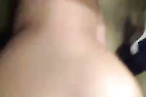 Tattooed white brunette hair harlot on POV vehement sex tape