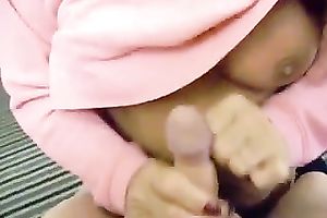 Playing with the limber and limp cock of my spouse