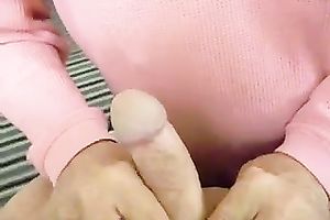 Playing with the limber and limp cock of my spouse