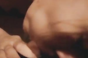 Slutty floozy of my grandpapa sucks his petite knob unfathomable mouth