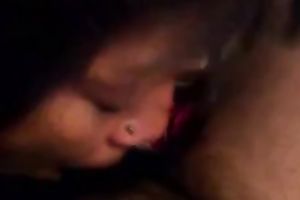 My chocolate queen knows how to give a great oral job