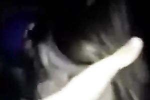 Insanely hawt dark brown college white bitch addicted to large jock