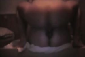 Hardcore fucking my large booty German white wife missionary style