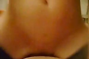 Slender emo horny white wife sucks a knob before taking a ride on it