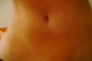 Slender emo horny white wife sucks a knob before taking a ride on it