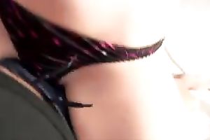 Sexy chick wearing hot undies laps on her boyfriend as this guy films her