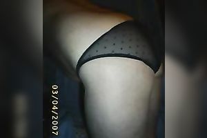 Real dilettante slutty wife shows me her pantoons and vagina after party