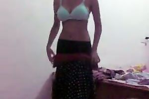 My sexy Desi girlfriend with gorgeous big pantoons topless