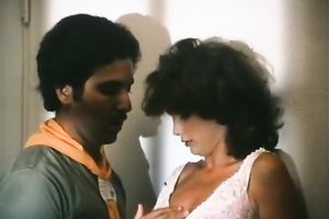 Brunette milf teases a dude and lets him eat her wet crack