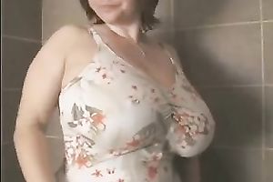 My super excited girlfriend just can't live without playing with her large moist love muffins