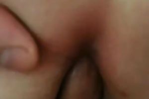 I drilled this bitch's constricted shit-hole until I ejaculated inside her