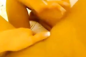 Two sexy blond lesbos take up with the tongue and toy slits in homemade scene