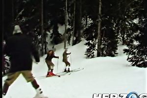 Slim blond slut with tiny milk sacks rides guy's hard penis