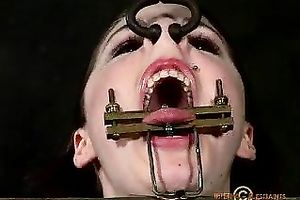 A excited doxy acquires tortured in a basement and enjoys it a lot