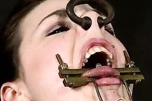 A excited doxy acquires tortured in a basement and enjoys it a lot