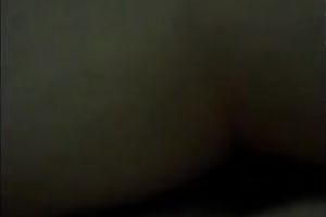 My overweight wifey shows her bald trench to me and lets me touch it