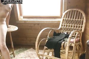 Hot oral-stimulation and rear banging scene with a brown-haired milf