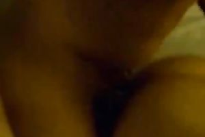 Watch me fucking a golden-haired prostitute's slit from behind