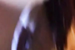 Chubby dark skin whore blows my dark weenie on POV sex film