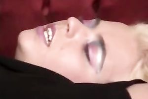 Sexy and hawt blondie doxy with nice booty receives pushed