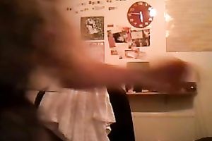 Charming brunette hair Married slut shows her bushy armpits for the livecam