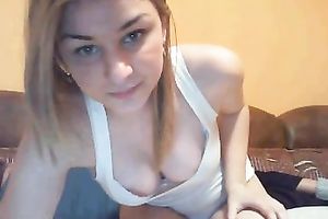 Webcam solo episode with me demonstrating my tits to my BF