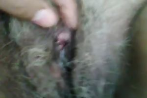 Old and naughty unshaved muff filmed on POV homemade episode