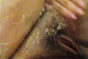 I love rubbing soap over my massive natural love melons in front of the camera