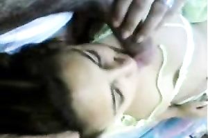 Kinky exotic slut enjoys playing with my large knob