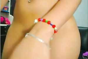 Adorably sexy cam model with large pointer sisters is masturbating for me