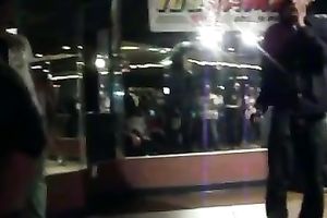 My nice-looking girlfriend with well-developed ass won the twerking contest