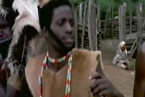 Elegant taut ebon hotwife receives caressed by her white girlfriend outdoors