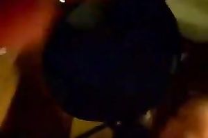 Blonde bitch manages to milk my prick dry in her throat