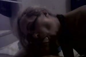 Just my golden-haired wench giving me oral-service whilst I film her on my phone