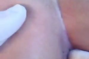 This Indian hoe with large milk shakes acquires a full cunt scrutiny inspection