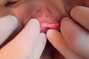 This Indian hoe with large milk shakes acquires a full cunt scrutiny inspection